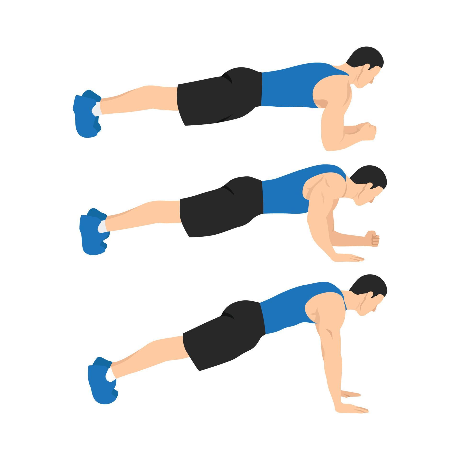 Plank to Push-Up