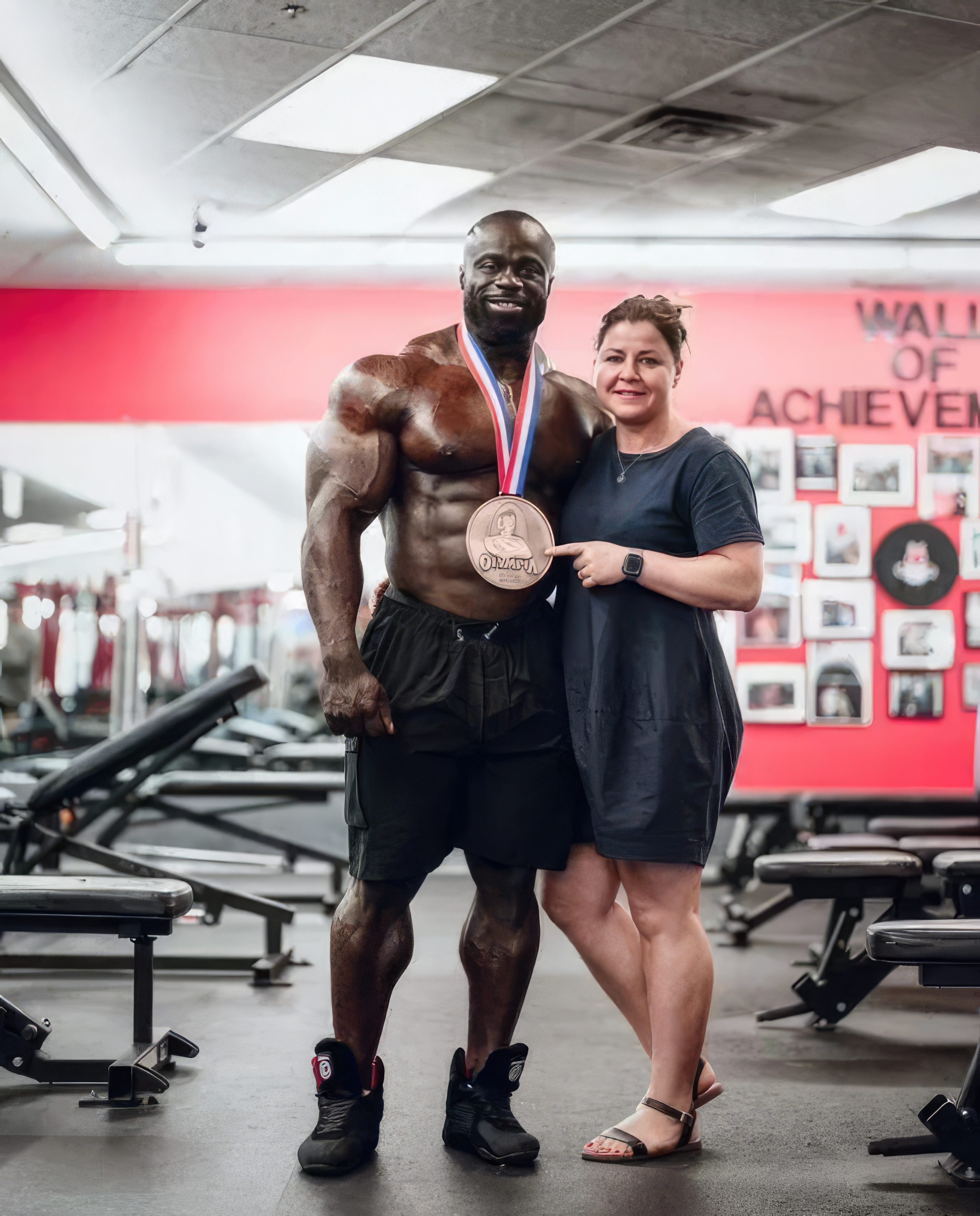 Samson Dauda and his wife