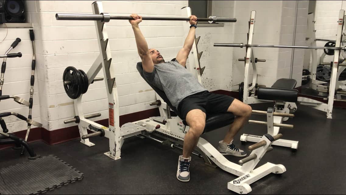 An Incline Bench Press