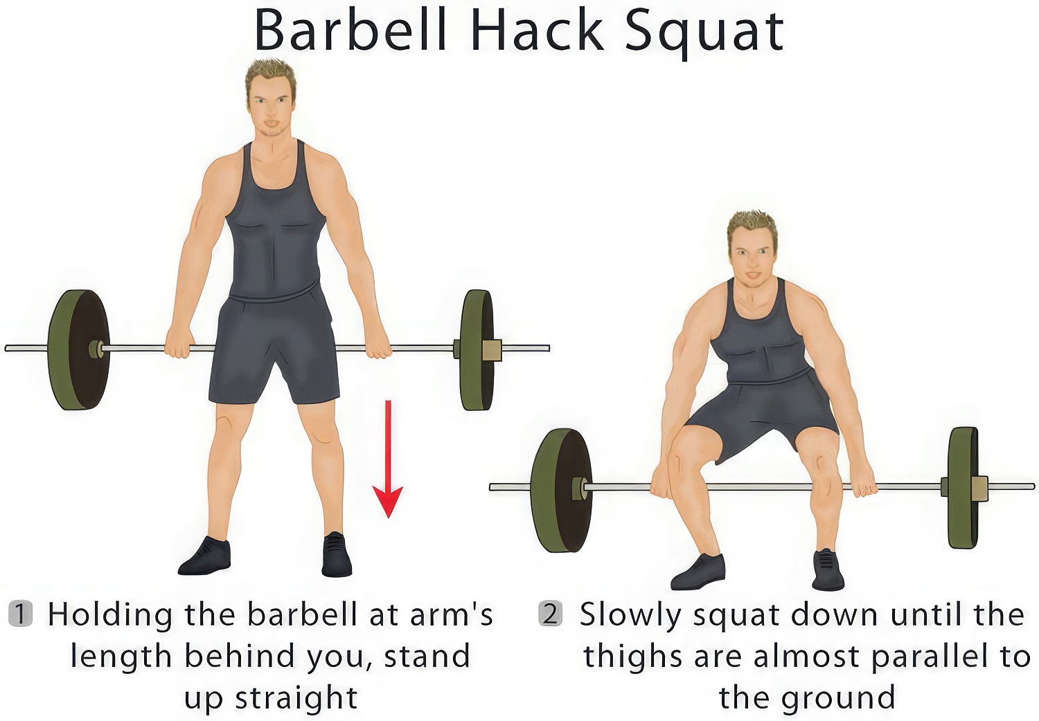 How to Do Barbell Hack Squat 