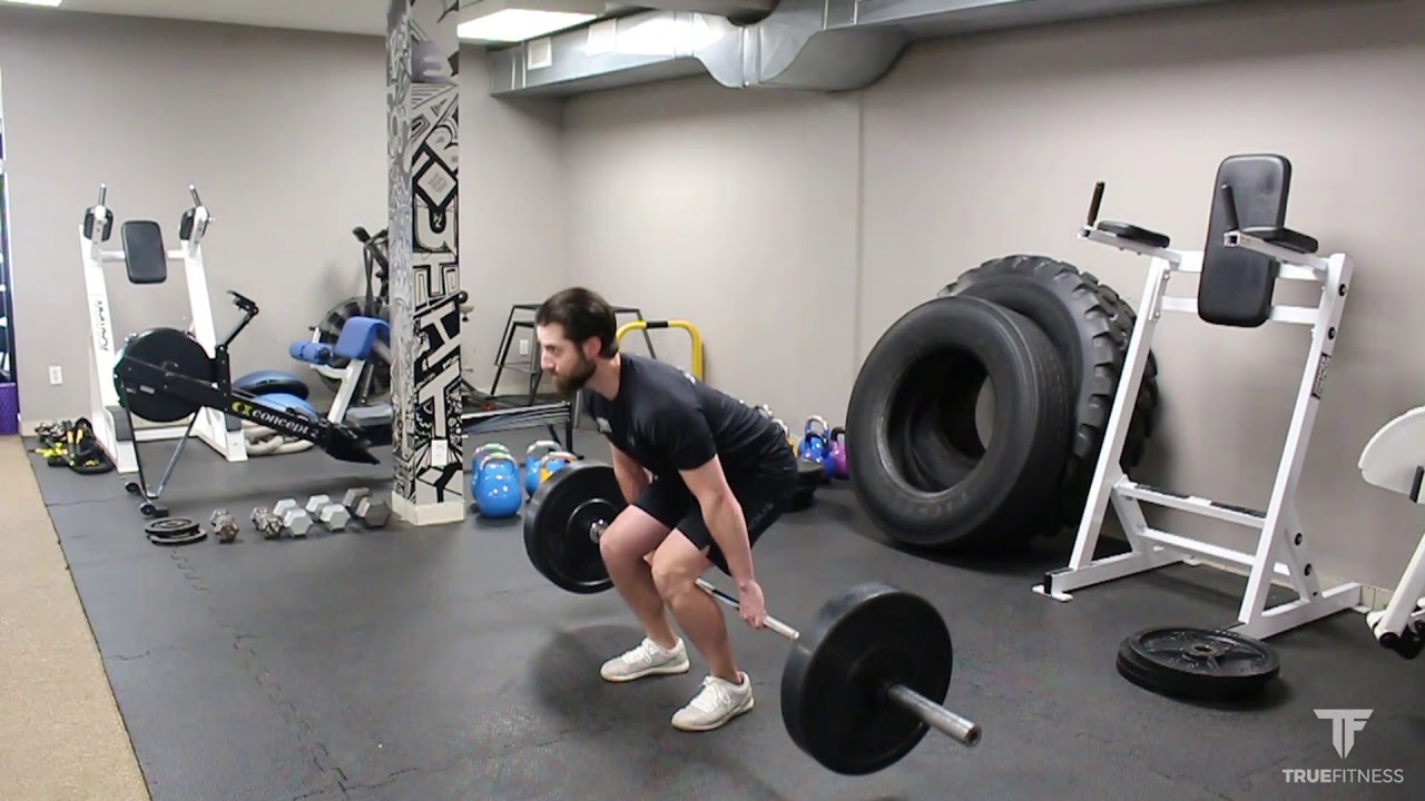 Barbell Hack Squat Start Position