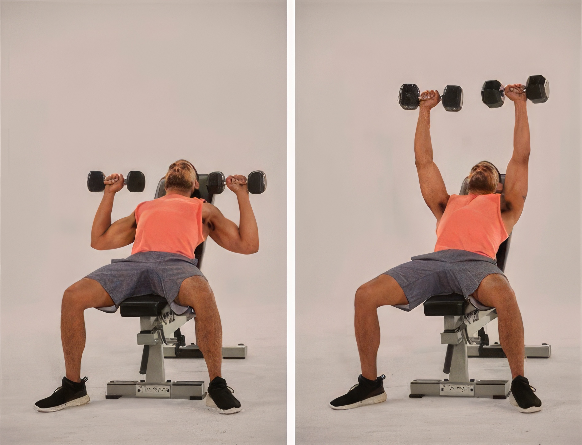 How to incline bench press dumbbell 