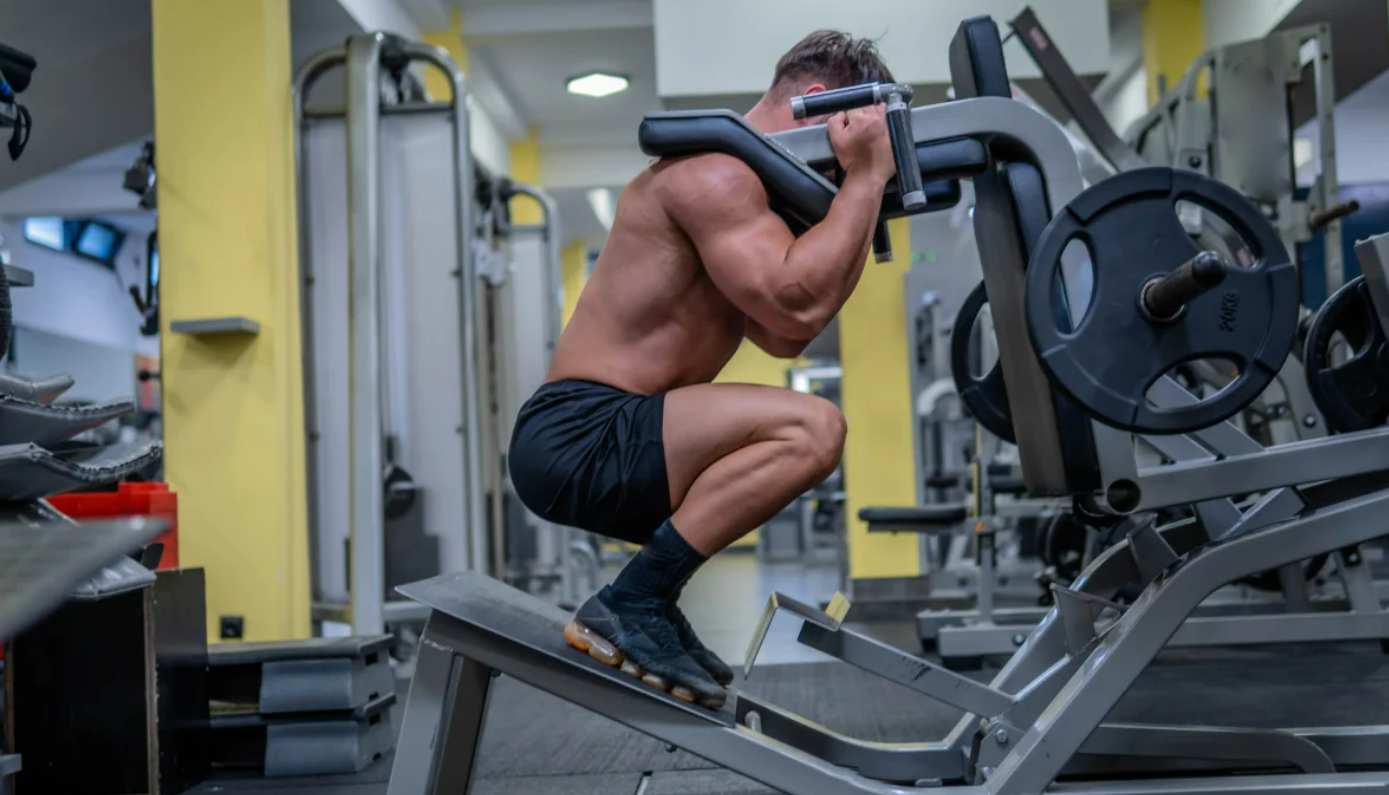 Reverse hack squat form