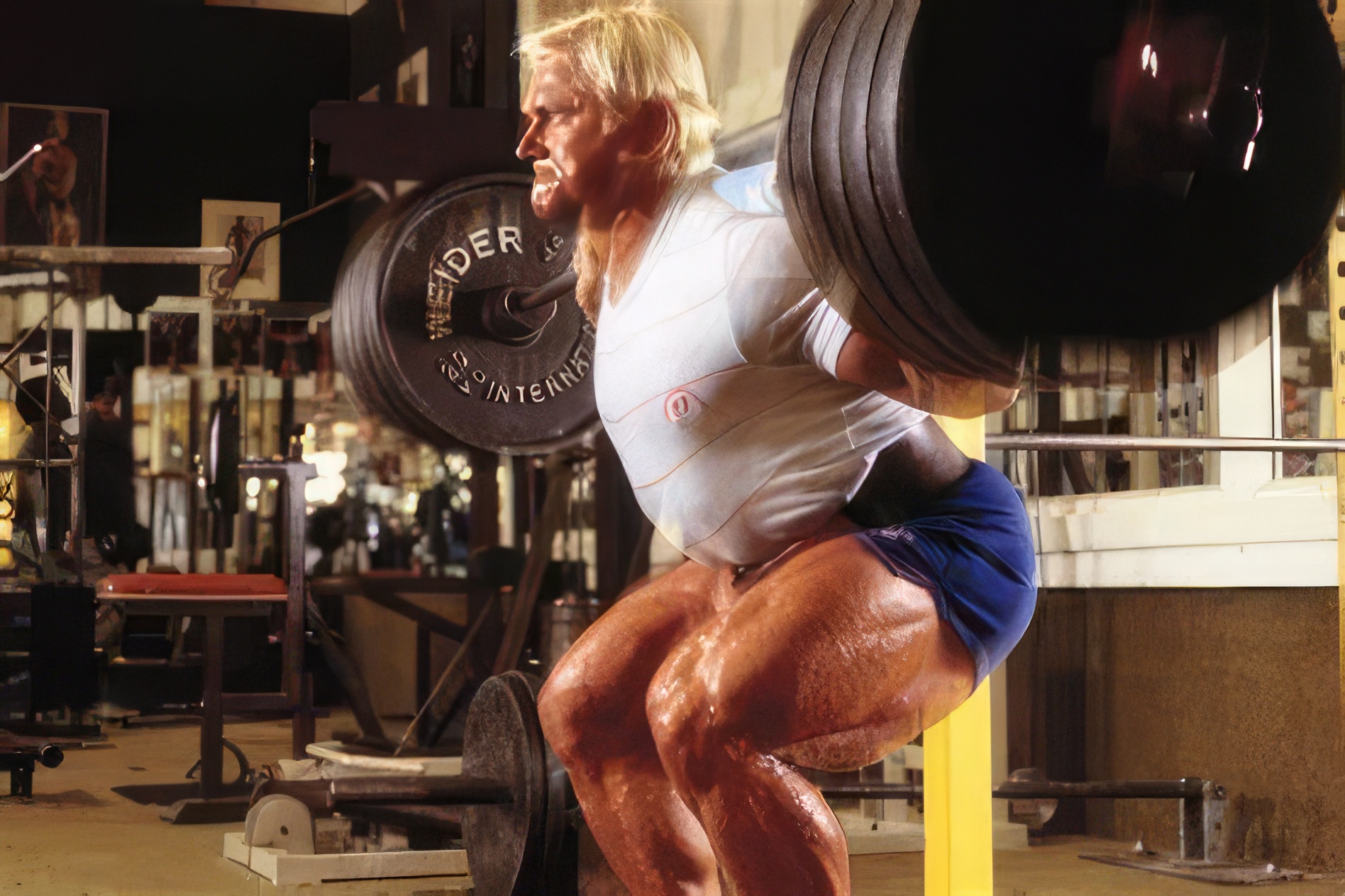 Tom Platz Leg Day : Squat