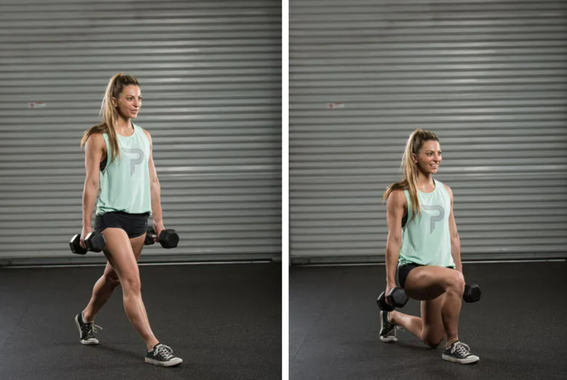 Dumbbell Split Squat Exercise