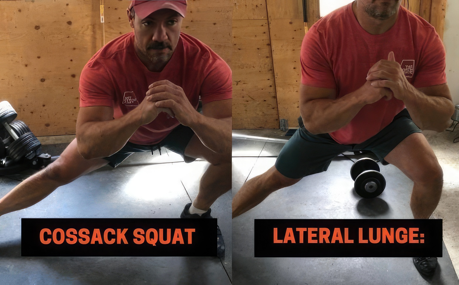 Cossack Squat vs Lateral Lunge : Spot The 5 Differences?